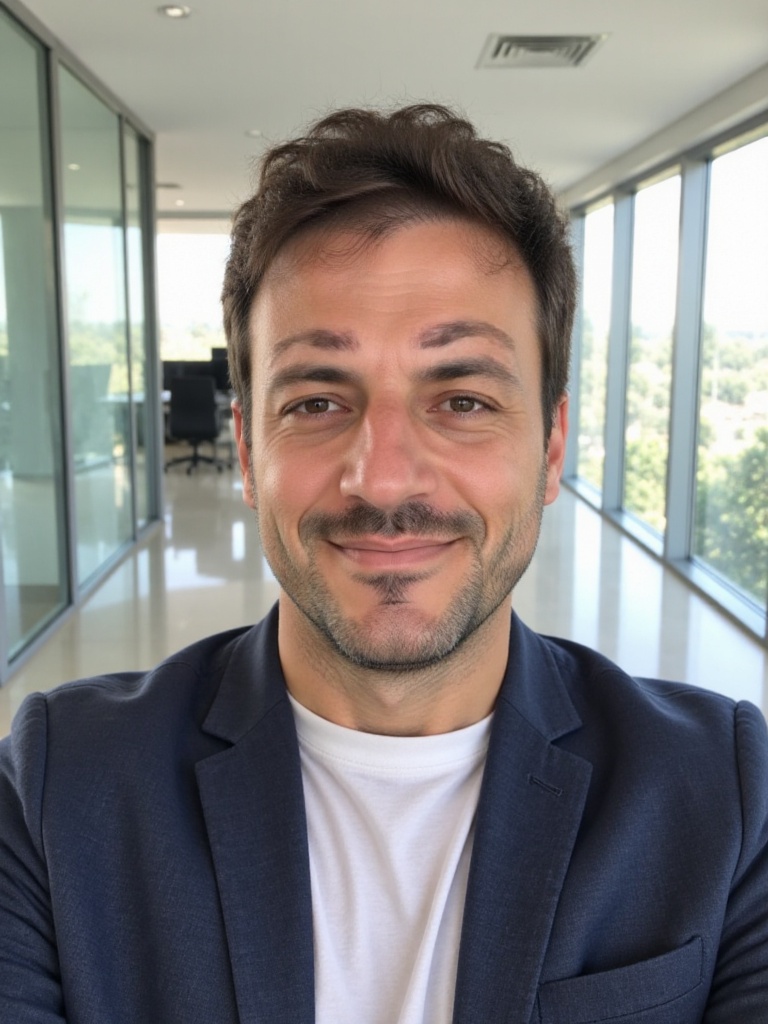 Foto in stile LinkedIn moderno, esempio 4